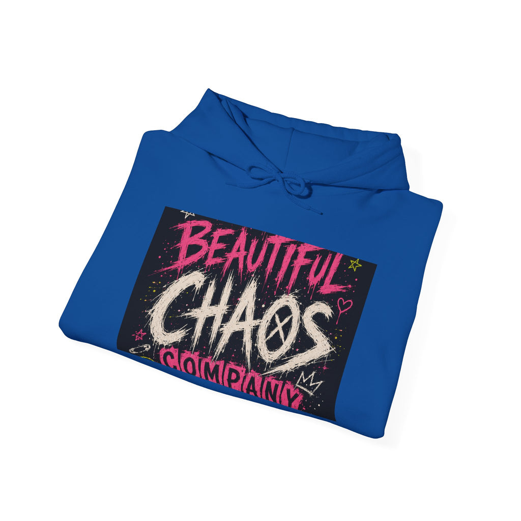 Beautiful Chaos Hoodie — "I Wasn't Lazy, Just Doing Something" Graphic Pullover