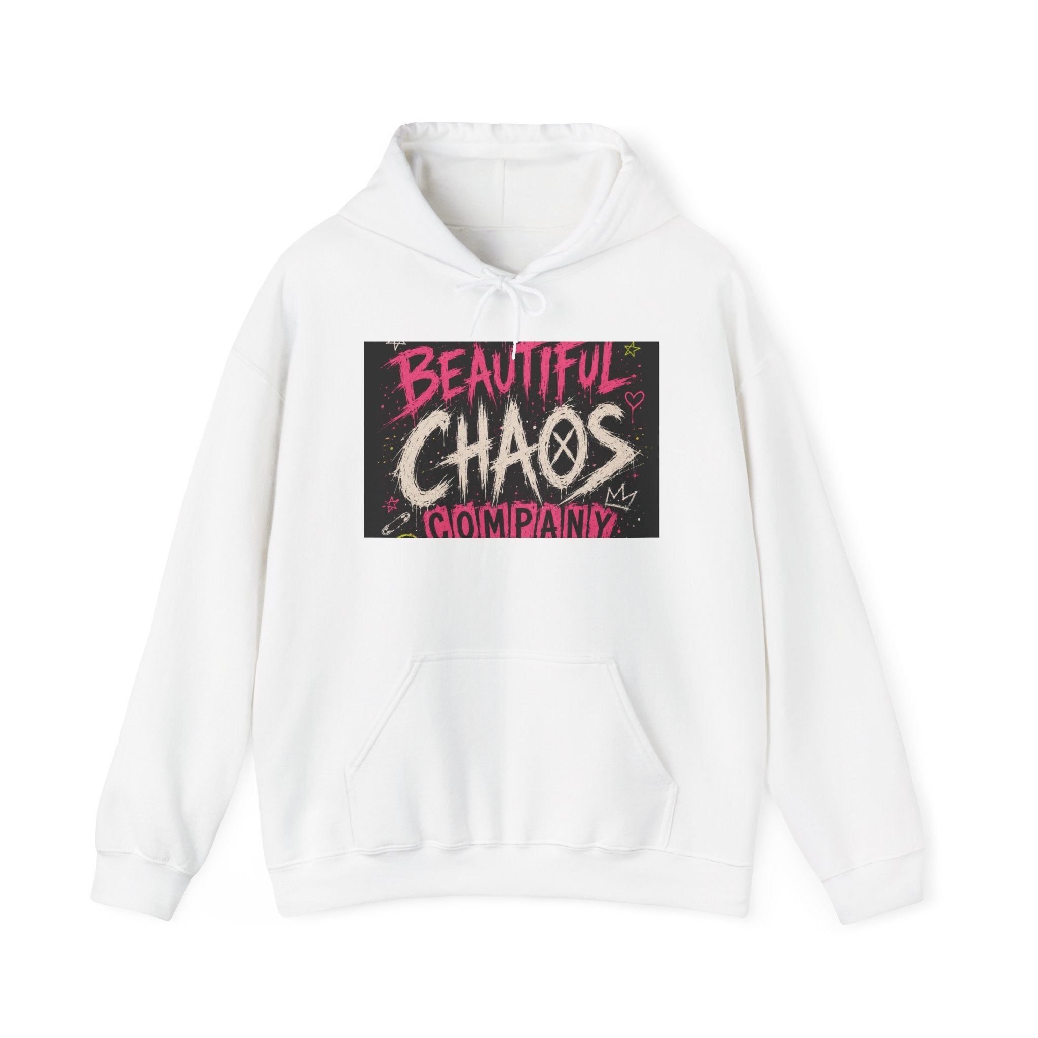 Beautiful Chaos Hoodie — "I Wasn't Lazy, Just Doing Something" Graphic Pullover