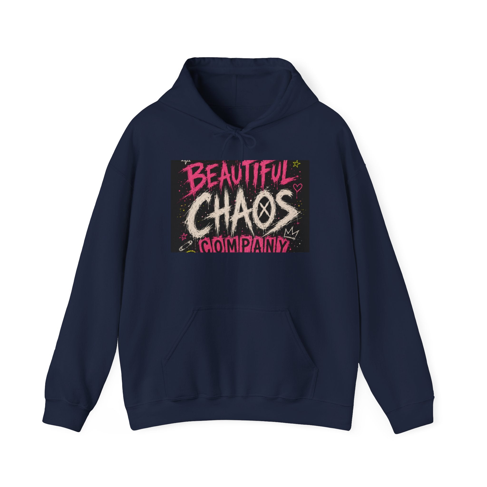 Beautiful Chaos Hoodie — "I Wasn't Lazy, Just Doing Something" Graphic Pullover
