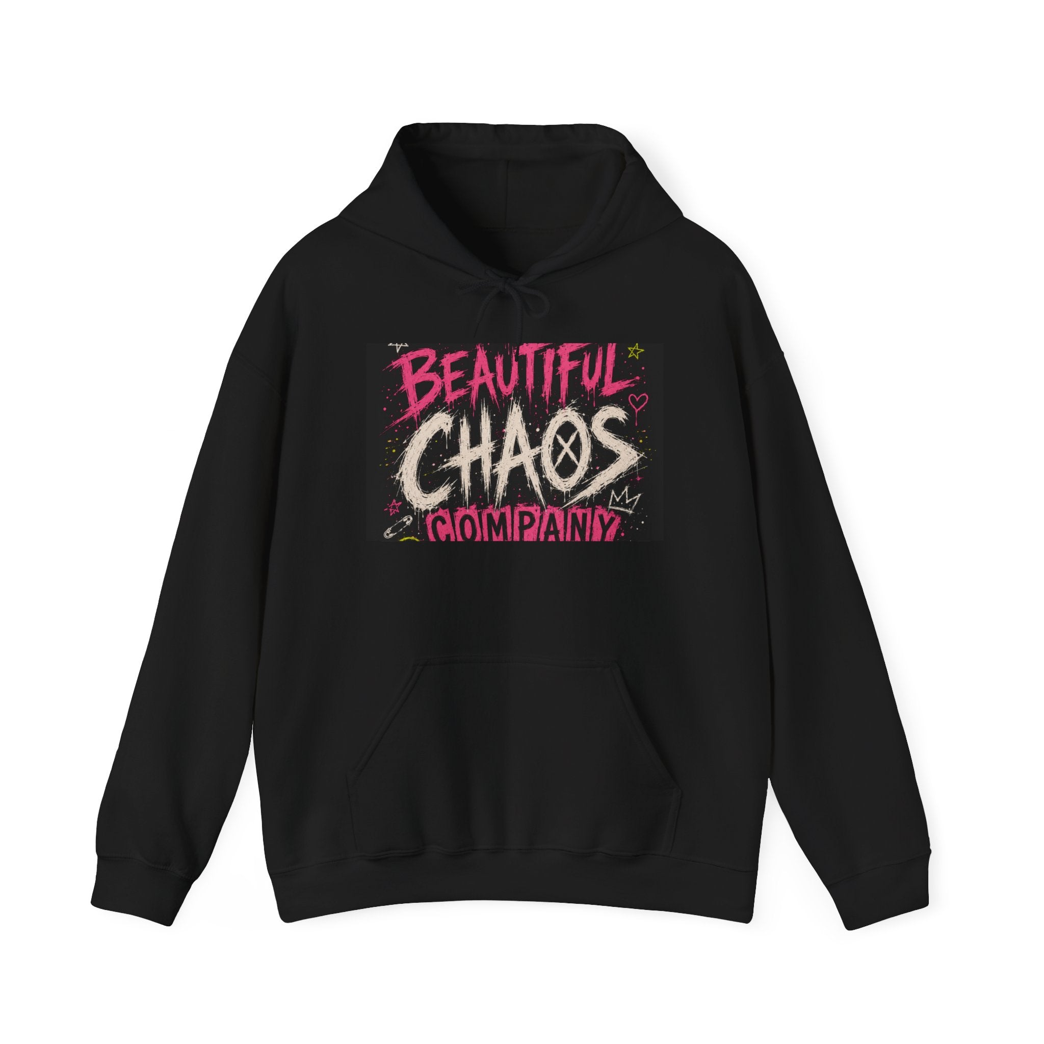Beautiful Chaos Hoodie — "I Wasn't Lazy, Just Doing Something" Graphic Pullover