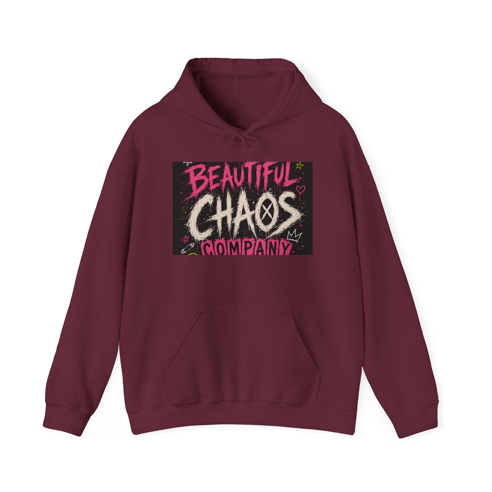 Beautiful Chaos Hoodie — "I Wasn't Lazy, Just Doing Something" Graphic Pullover