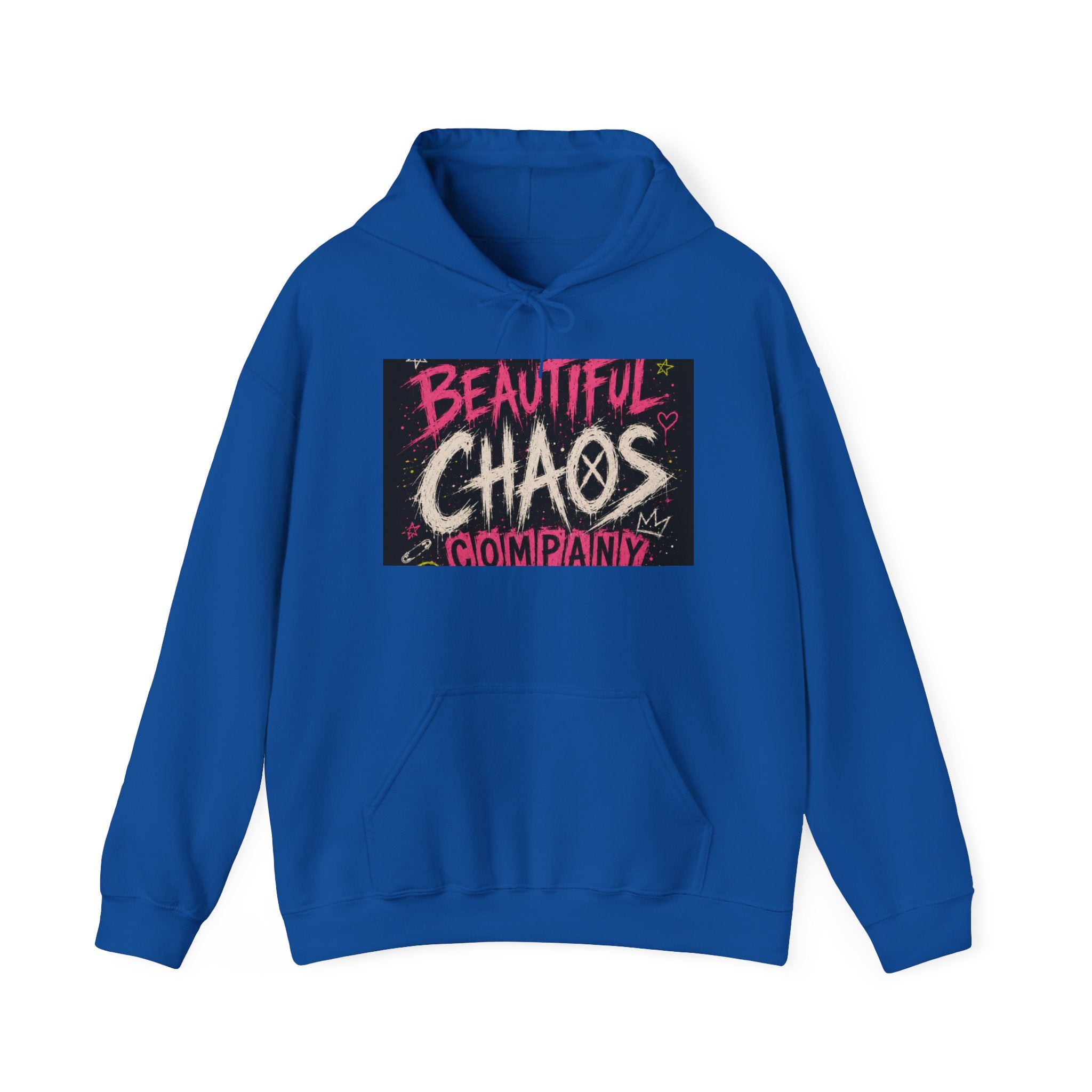 Beautiful Chaos Hoodie — "I Wasn't Lazy, Just Doing Something" Graphic Pullover