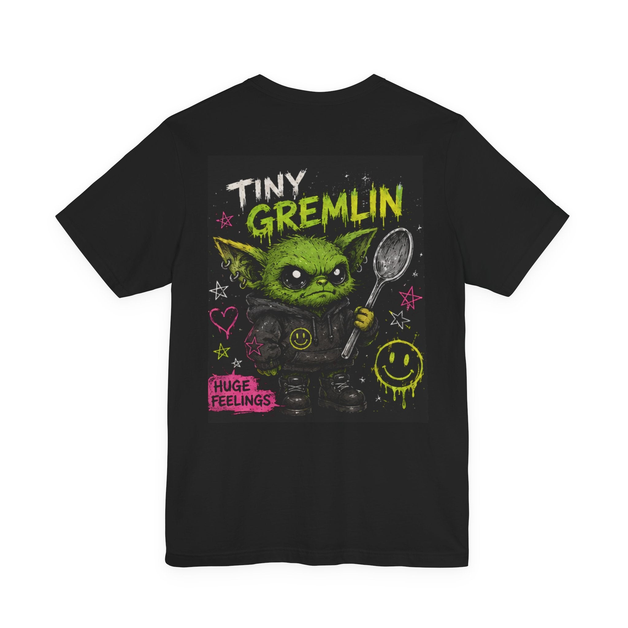Beautiful Chaos Company – Tiny Gremlin Streetwear Graphic Tee | Alt Graffiti Aesthetic Shirt