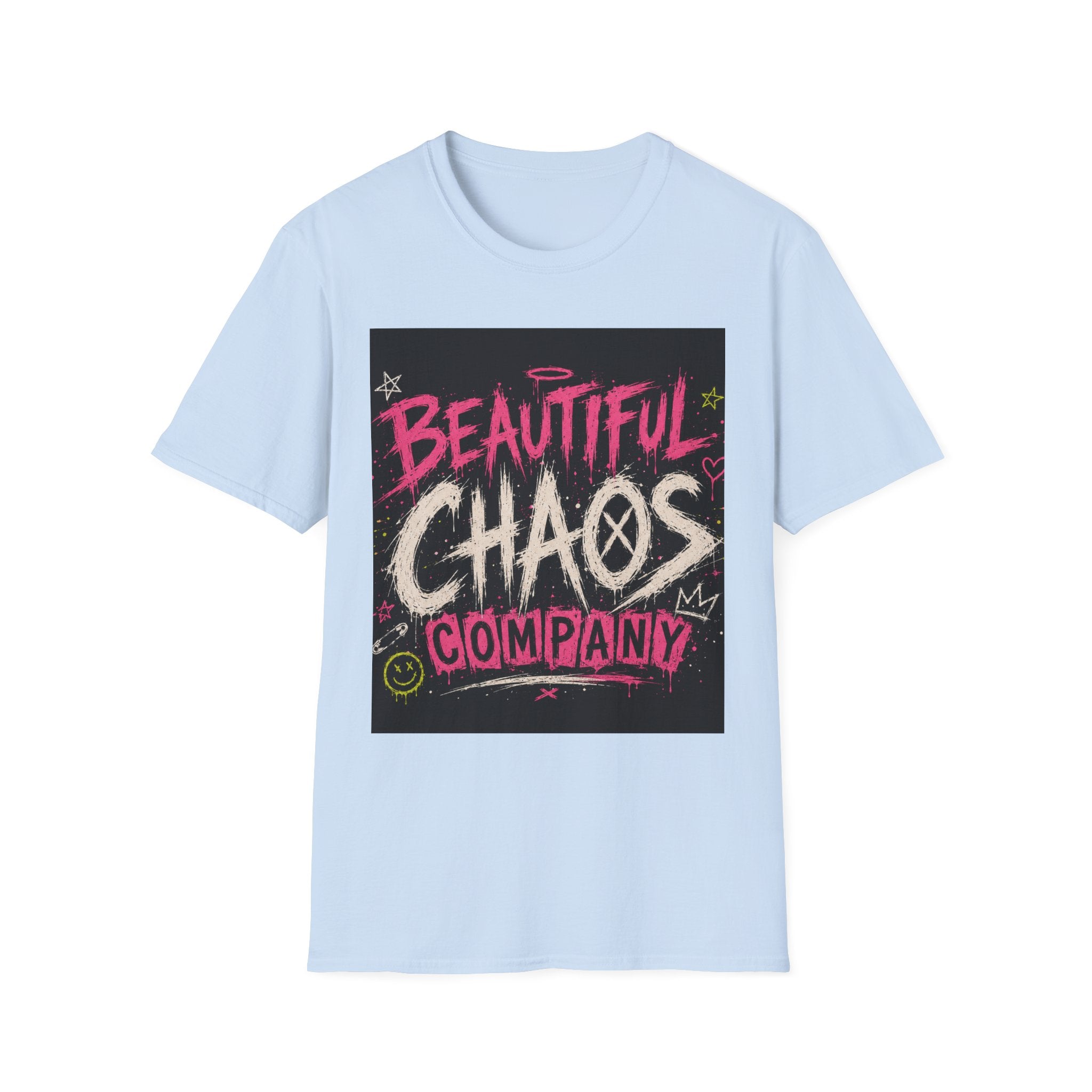 Beautiful Chaos Company T‑Shirt — Ferally Surviving Raccoon Graphic Tee