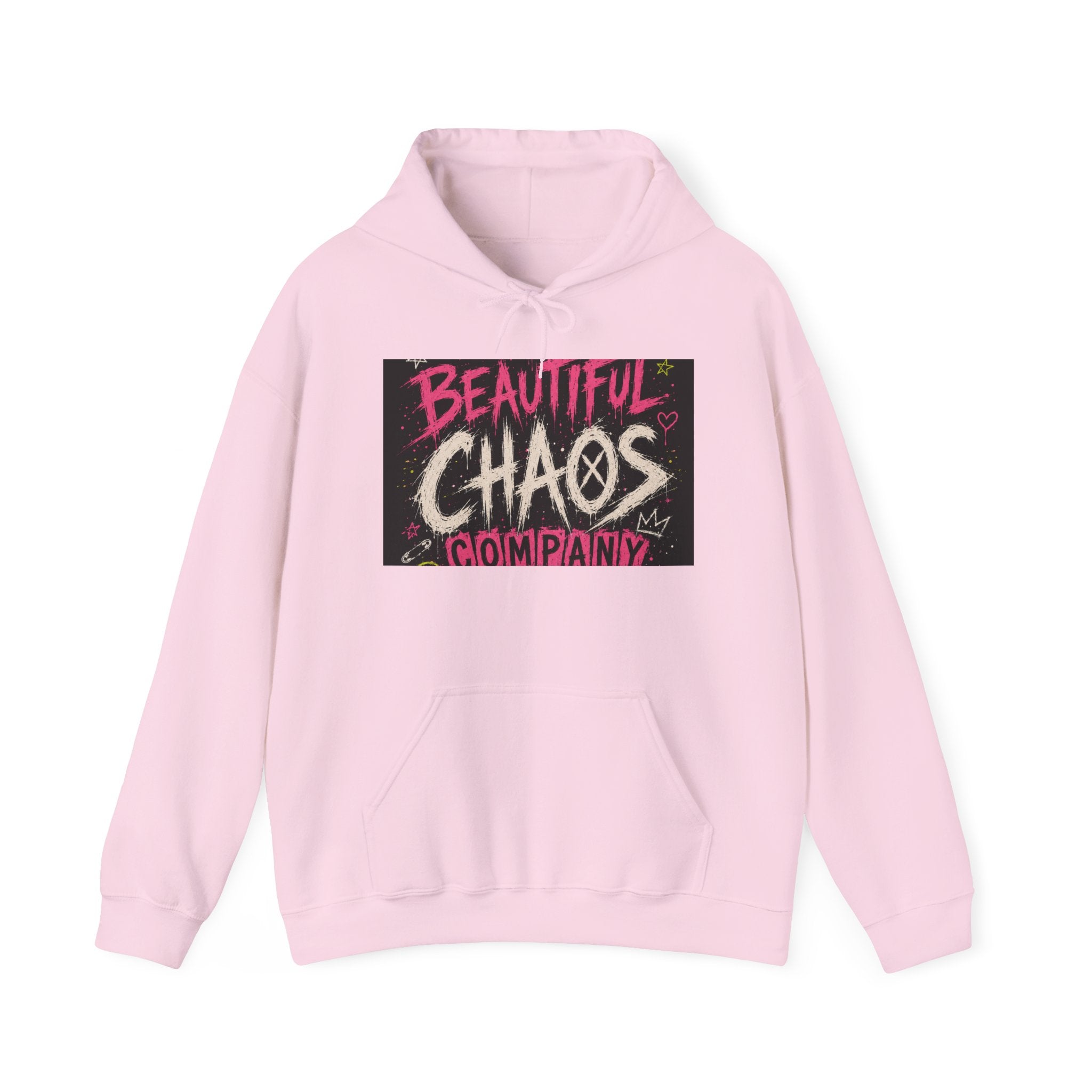 Beautiful Chaos Hoodie — "I Wasn't Lazy, Just Doing Something" Graphic Pullover