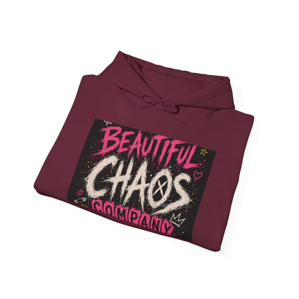 Beautiful Chaos Hoodie — "I Wasn't Lazy, Just Doing Something" Graphic Pullover