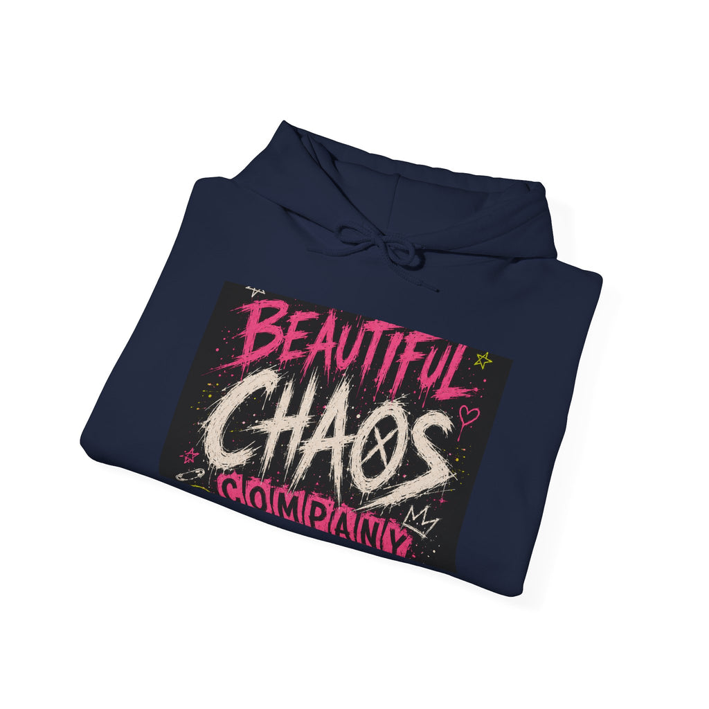 Beautiful Chaos Hoodie — "I Wasn't Lazy, Just Doing Something" Graphic Pullover